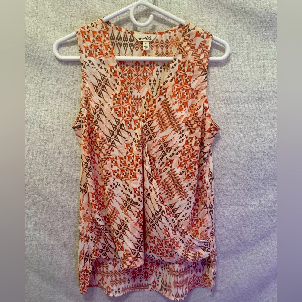 Printed Flowy Tank Top!